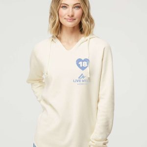 Women’s Lightweight California Wave Wash Hooded Sweatshirt